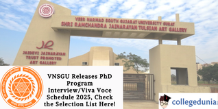 VNSGU Releases PhD Program Interview/Viva Voce Schedule 2025, Check the Selection List Here!